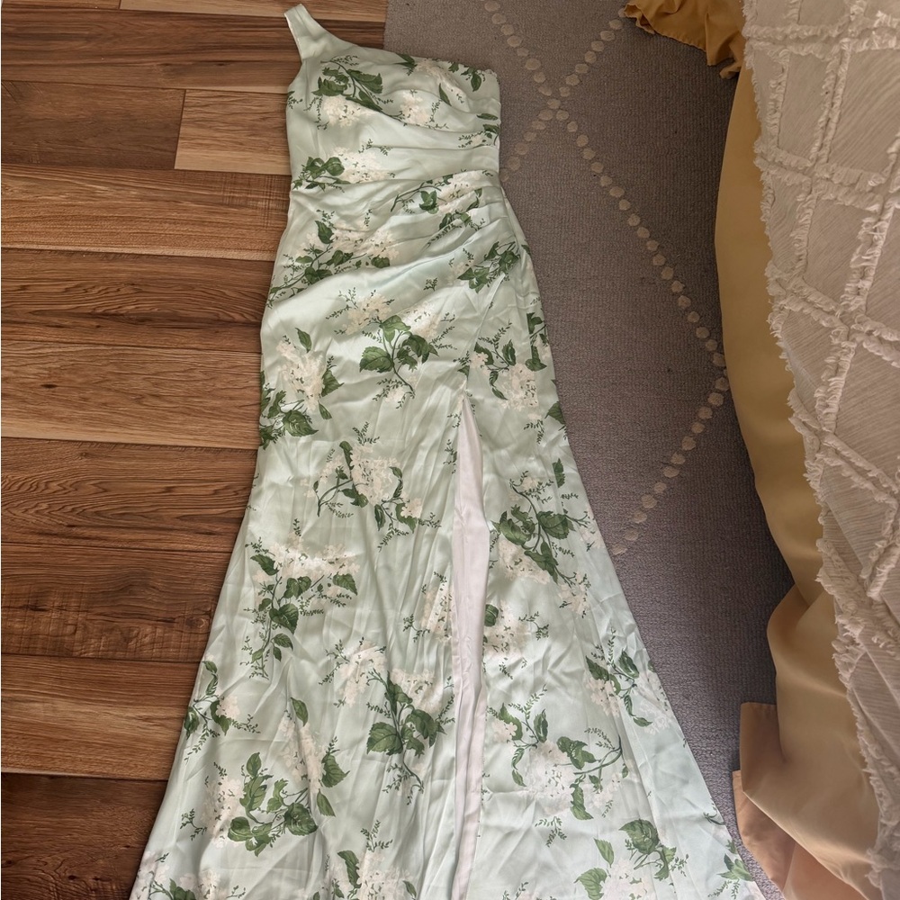 Floral Strapless Maxi Dress
